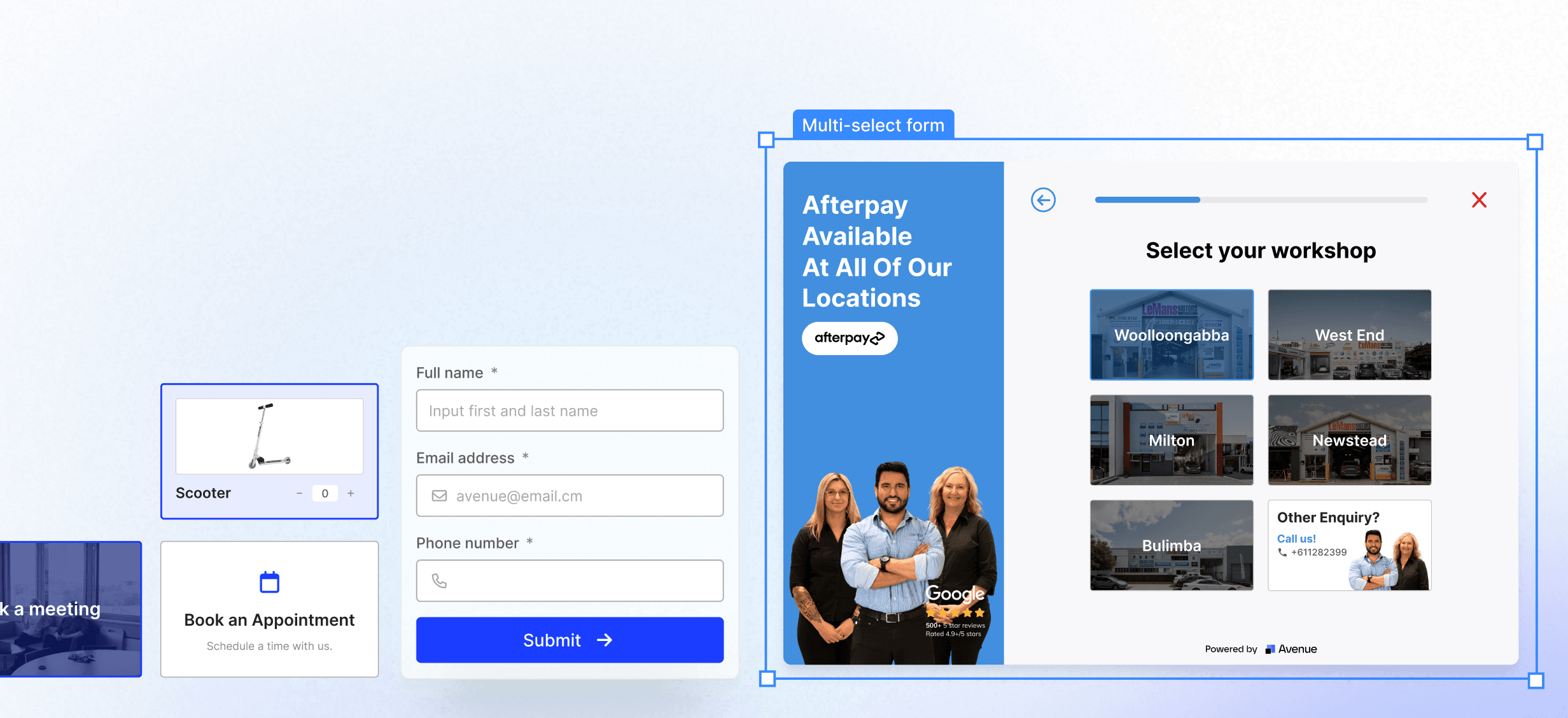 Form content feature
